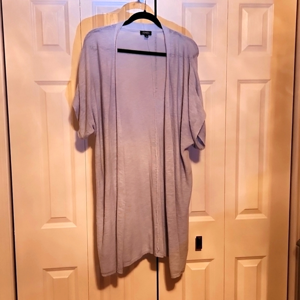 Jones New York Short Sleeve Cardigan